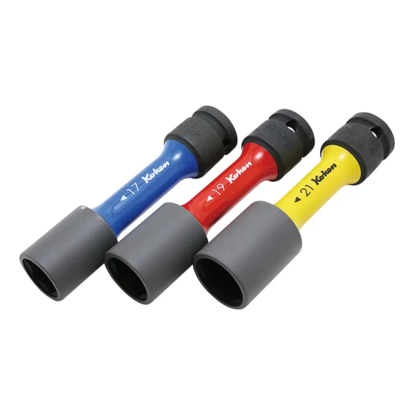 1/2" impact steckschlüsseldünnwandig (satz 3teilig)