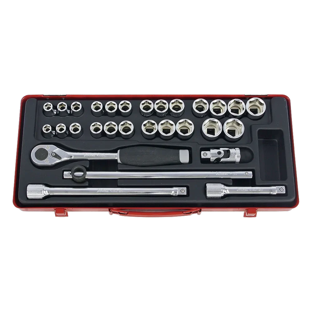 1/2'' 12-kant Ratschensatz metrisch und Zoll gemischt