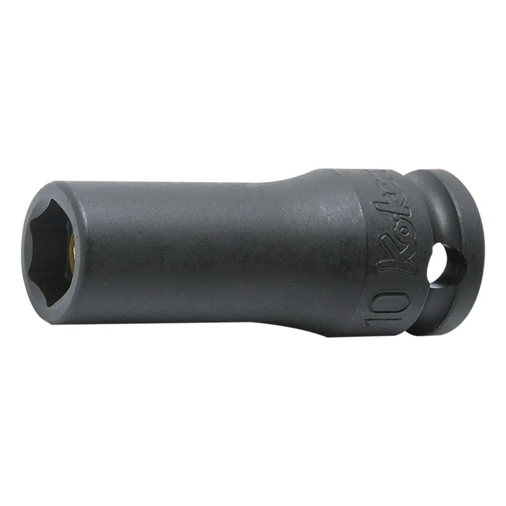 3/8'' 6-kant Schlagschrauber Nuss mit versenkbarem Magnet, 50 mm