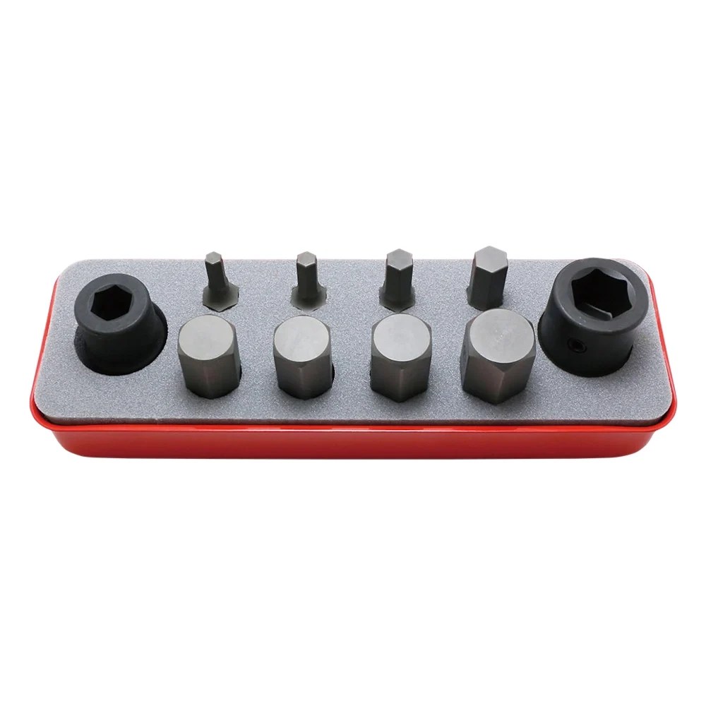 1/2'' 6-kant Schlagschrauber Nuss- und Bitsatz