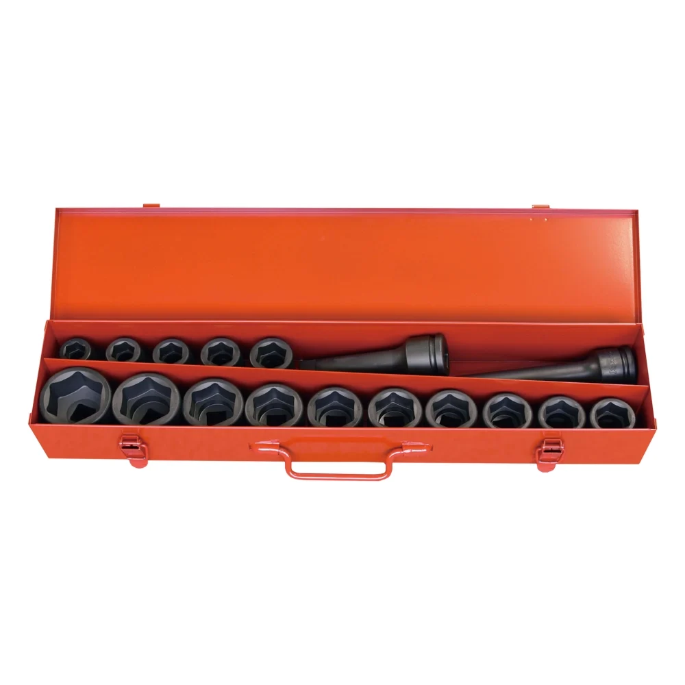 3/4'' 6-kant Schlagschrauber Nusssatz mit Verlängerungen