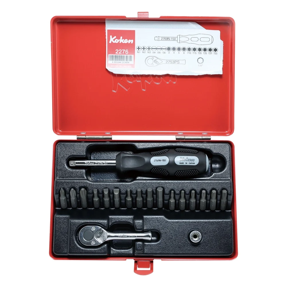 1/4'' Bitsatz mit Zubehör