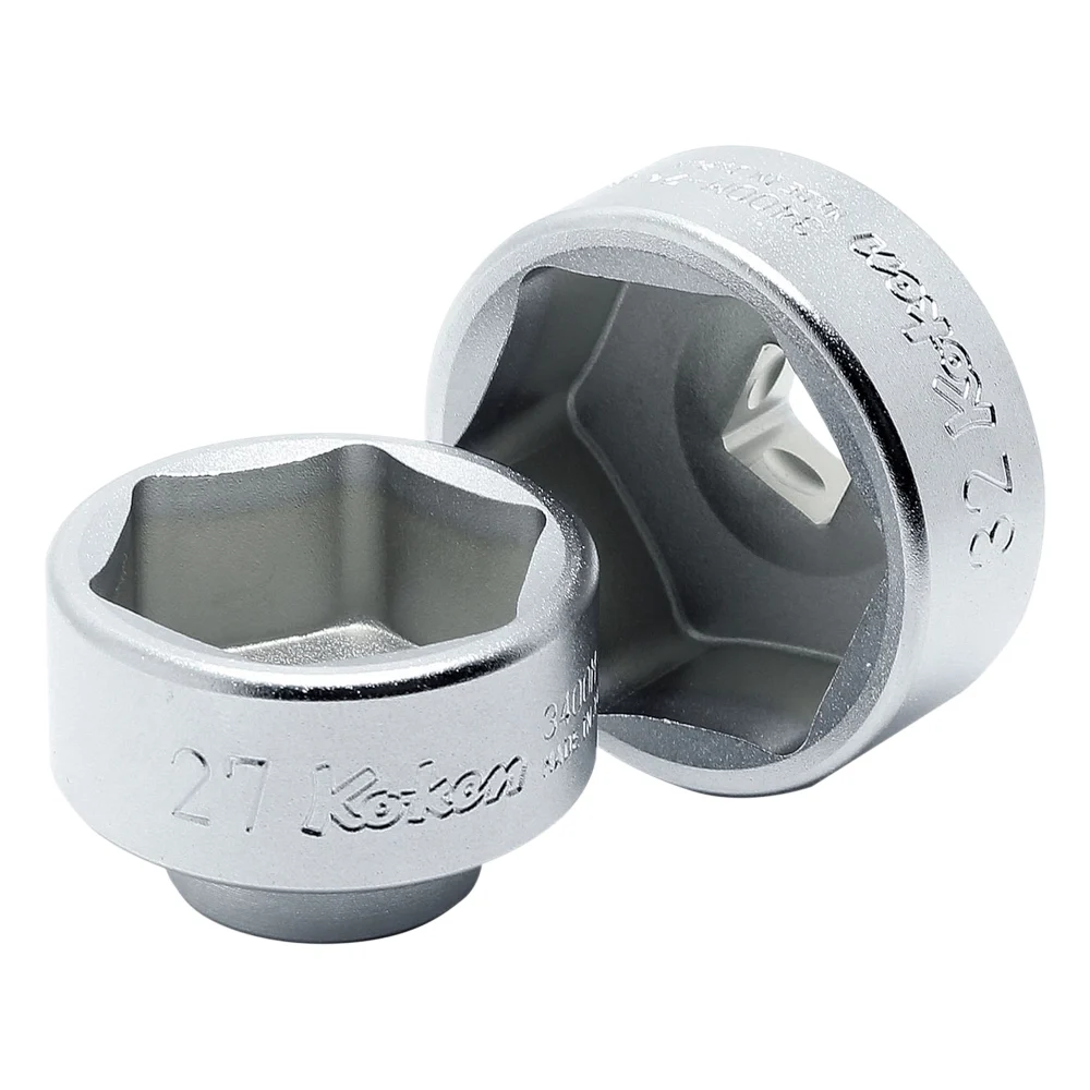 3/8'' 6-kant Nuss für Ölfilter (extra kurz)