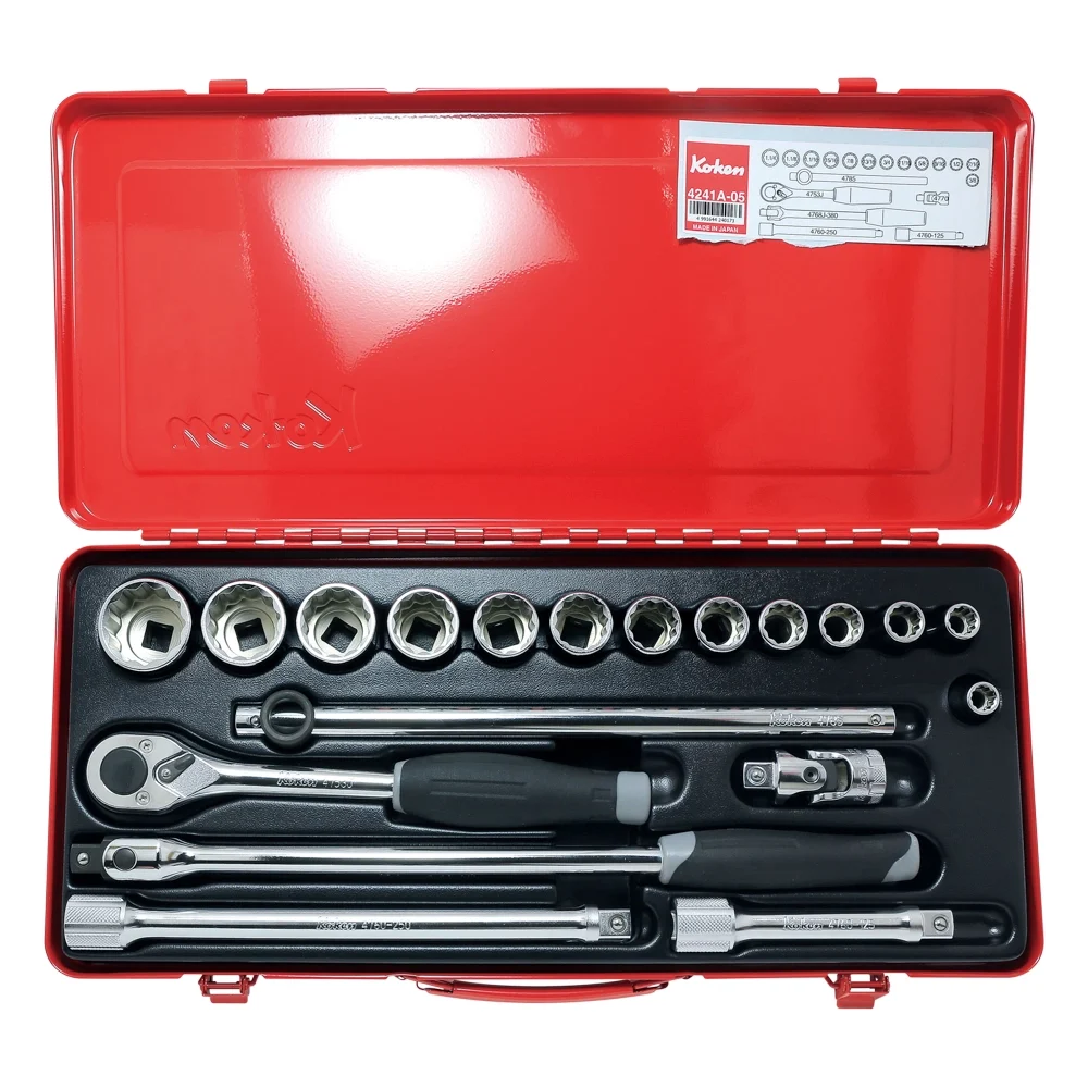 1/2'' 12-kant Ratschensatz (Zoll)