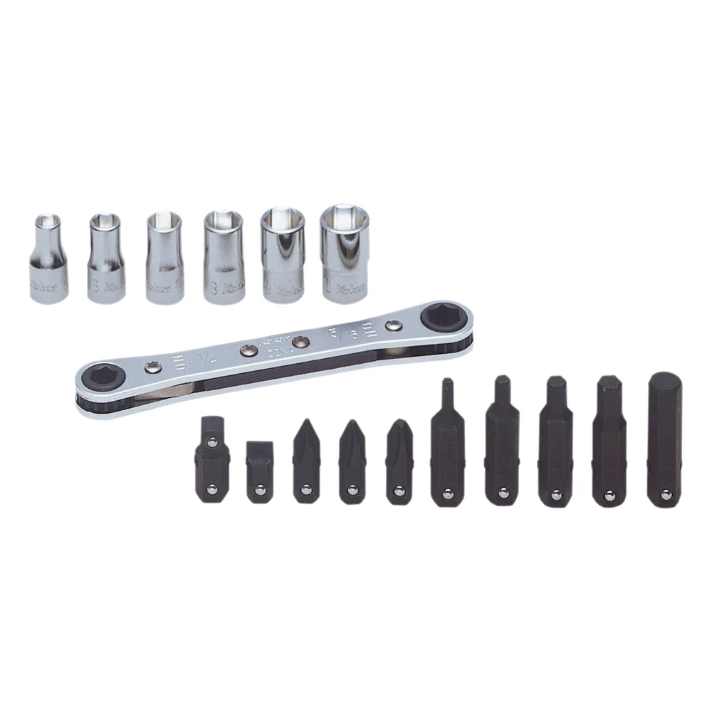 Ratschen Ringschlüssel Satz, 17-teilig